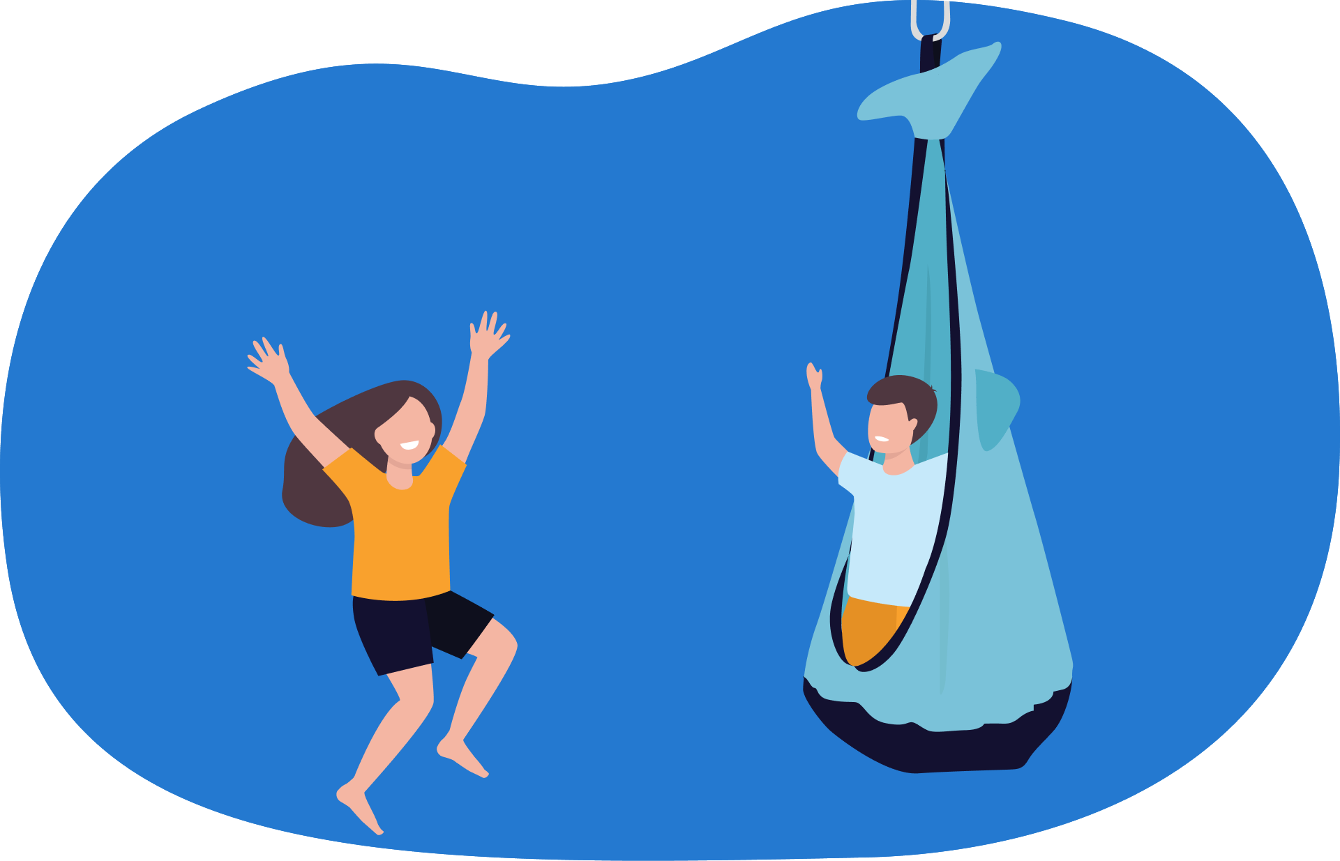 Silla colgante para niños